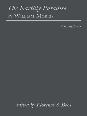 cover image of The Earthly Paradise by William Morris